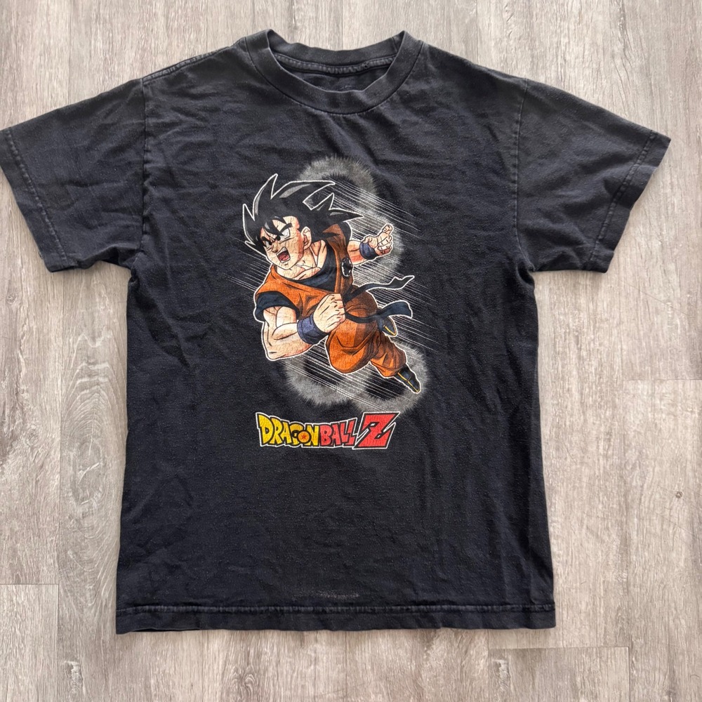 Dragon Ball Z Goku Graphic T-Shirt Mens Small Black Anime Tee DBZ Funimation